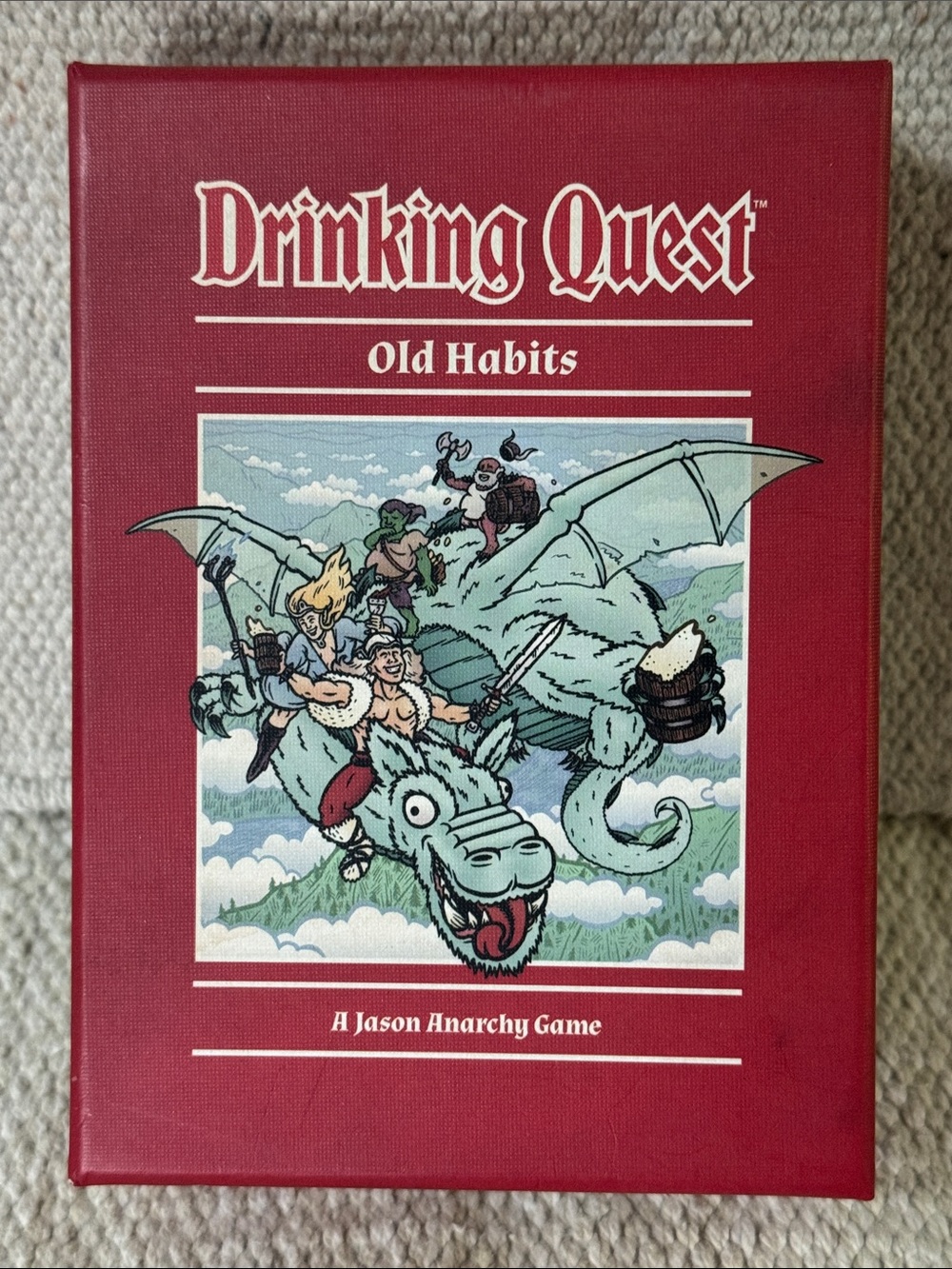 Drinking Quest: Old Habits Party Card Game - role playing game